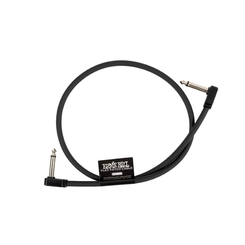Ernie Ball 6442 Flex Patch Cable Black 60cm Ultimissimo Modello
