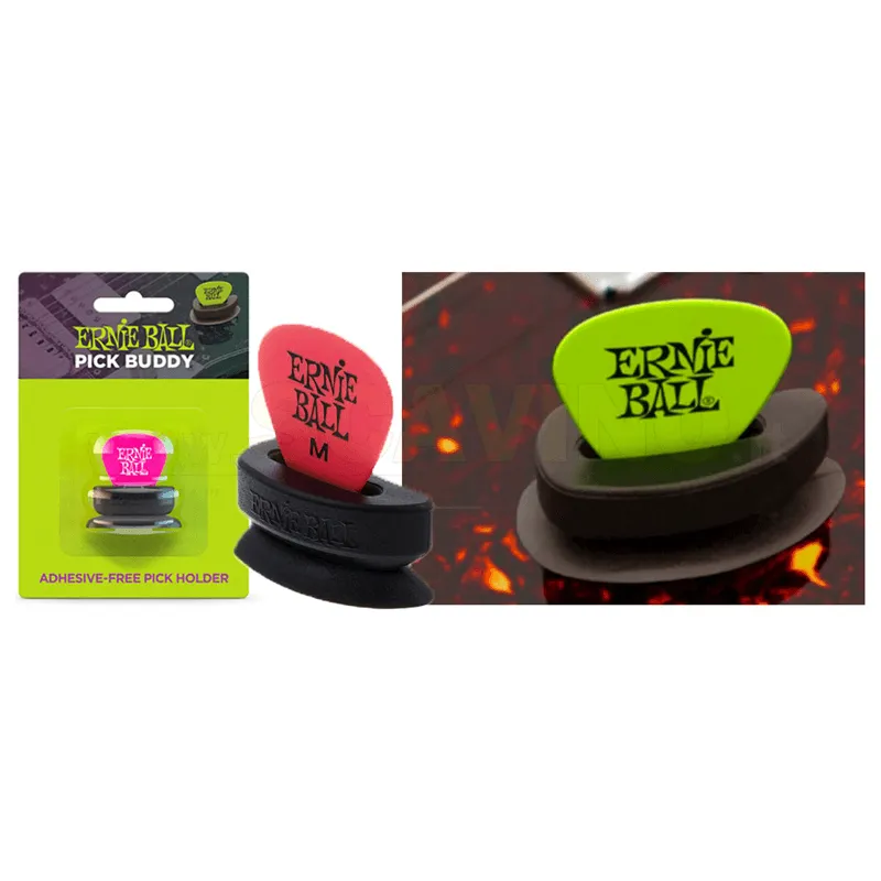 Ernie Ball 9187 PICK BUDDY Porta plettro Ernie Ball a ventosa Quantità Limitata