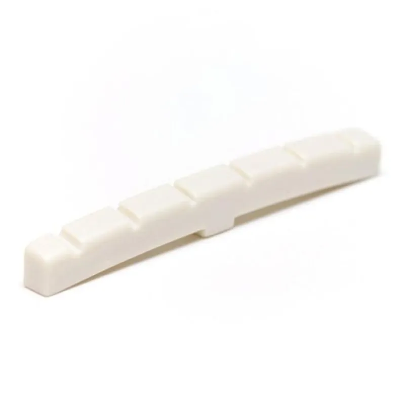 GraphTech Tusq Nut Strato Style LH 41,98x3,22x4,98 Capotasto in Tusq con sedi per chitarra elettrica 6 corde mancina (ideale per le chitarre elettriche Strato Style sia con la base piatta che con quella curva) Vendita Finale