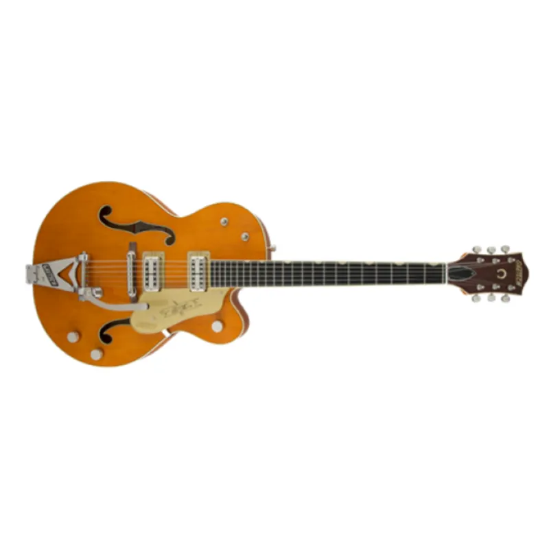 Consegna Rapida Gretsch G6120T-59 Vintage Select Edition ‘59 Chet Atkins® Hollow Body with Bigsby®, TV Jones®, Vintage Orange Stain Lacquer