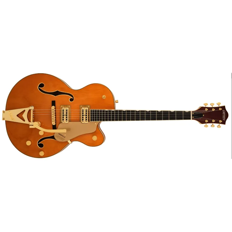 Offerta Lampo Gretsch Synchromatic™ Nashville™ Hollow Body Single-Cut with Bigsby®, Ebony Fingerboard, 50‘s Orange Stain 2506411512
