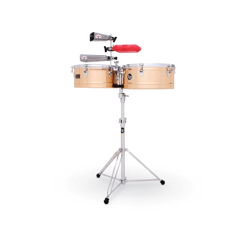 Promozione Esclusiva Latin Percussion LP1415-BZ Timbali Prestige Bronze