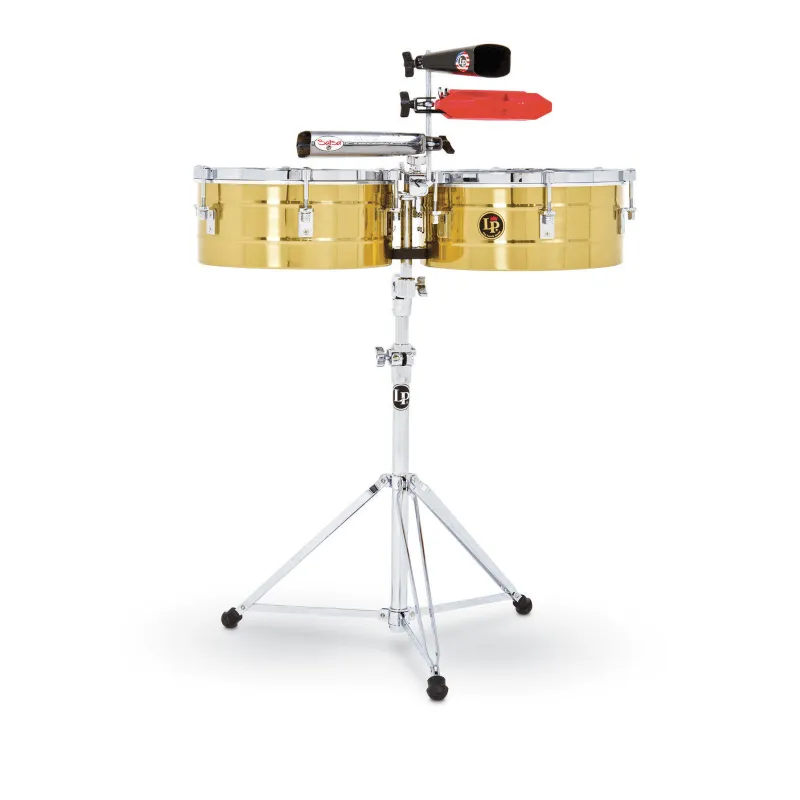 Offerta Lampo Latin Percussion LP256-B Timbali Tito Puente Solid Brass
