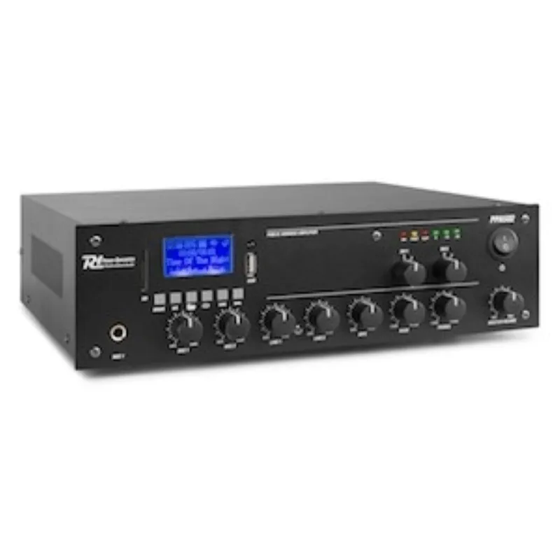 Power Dynamics PPA502 100V Mixer media player -2 Zone Amp 50W Ultime Pezzi