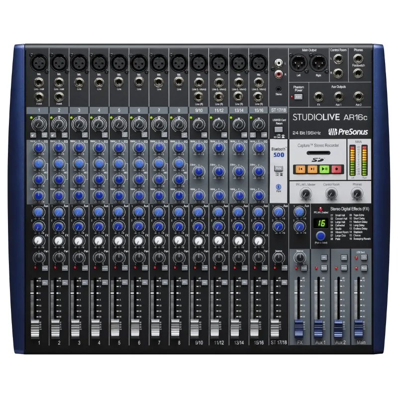 Offerta PreSonus StudioLive AR16C USB Mixer Ibrido Analogico/Digitale 16 Canali Registratore 18 Tracce e Interfaccia Audio USB