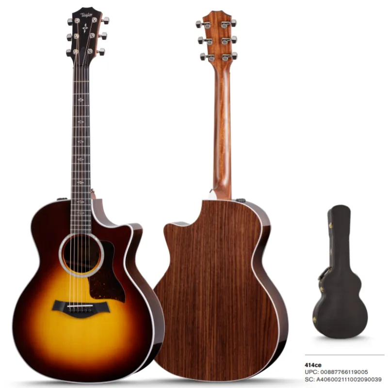 Nuovo Arrivo Taylor 414ce R V-Class Bracing Tobacco Sunburst Top Grand Auditorium