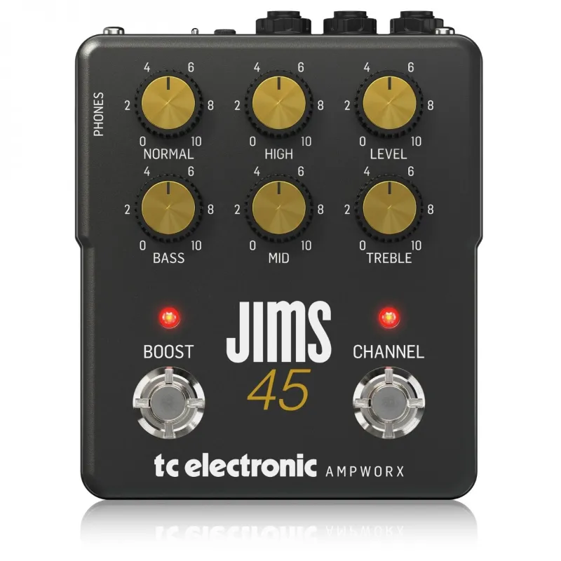 TC Electronic JIMS 45 Preamp Simulatore di Amplificatore a 2 Canali Reso Gratuito