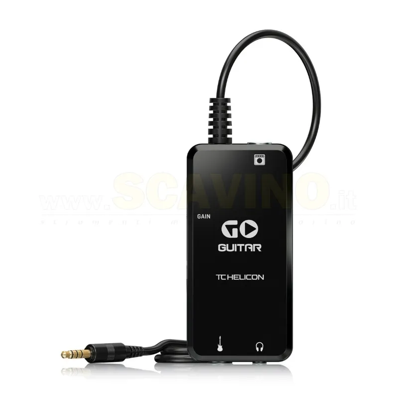 Ultime Pezzi TC Helicon GO Guitar Preamplificatore per Chitarra per Dispositivi Mobili