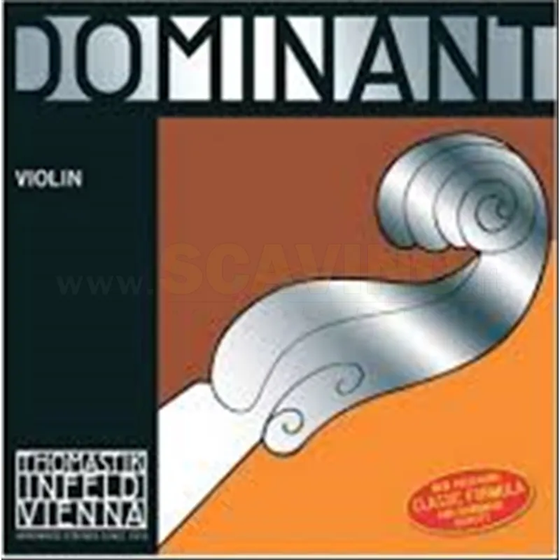 Ultima Occasione Thomastik 135B Set Violino Medium Dominant con Mi acciaio "LE PIU‘ VENDUTE"