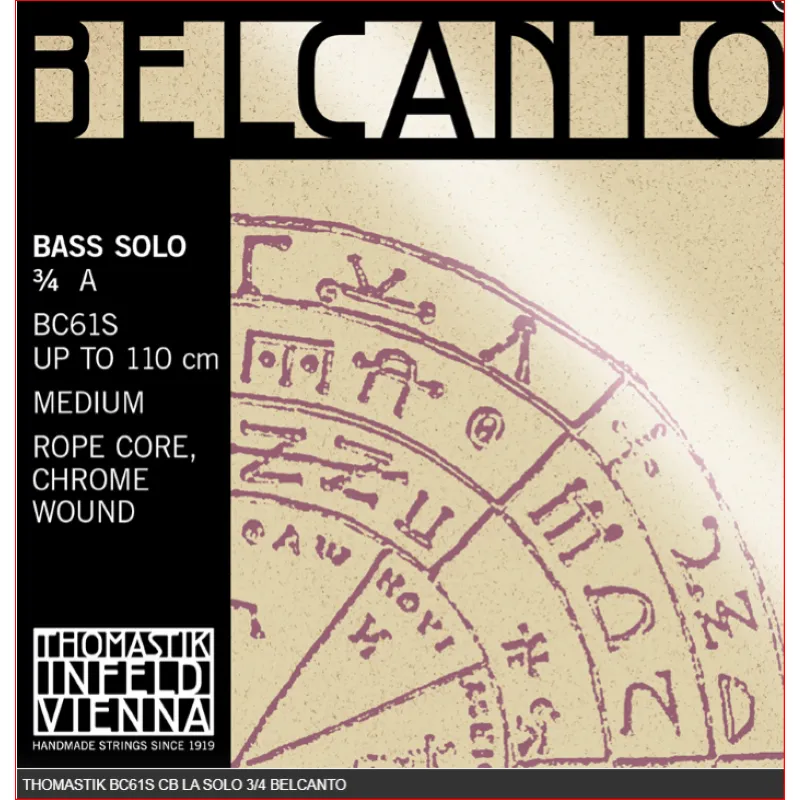 Affare Thomastik LA BC61s Belcanto Contrabbasso 3/4 SOLO
