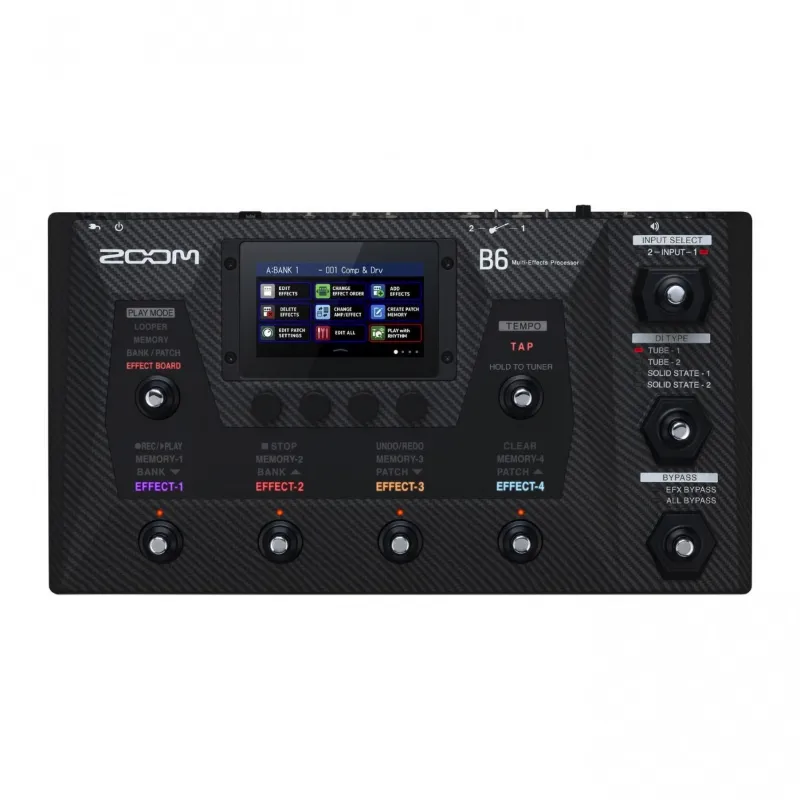 Nuovo Arrivo Zoom B6 Processore Multieffetto per Basso