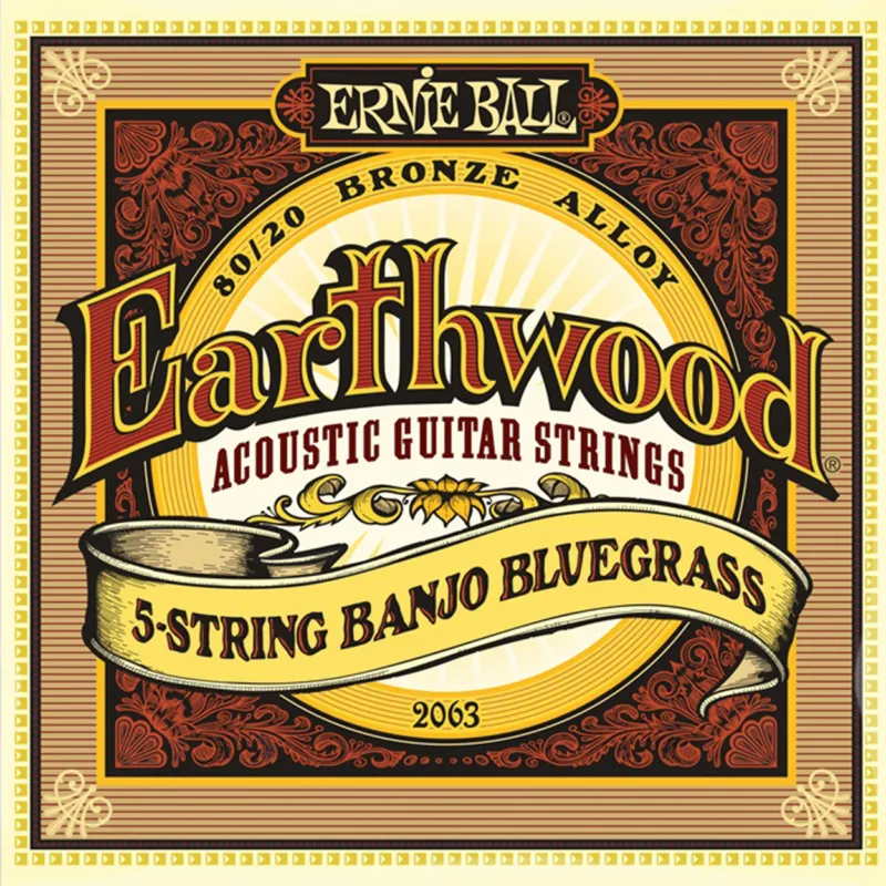 Vendita Finale 2063 Earthwood Banjo Bluegrass Terminate ad Anello Bronzo 80/20 Centro Chitarre
