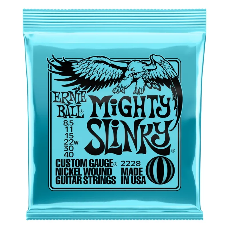 Nuova Collezione 2228 Nickel Wound Mighty Slinky 8,5-40 Centro Chitarre