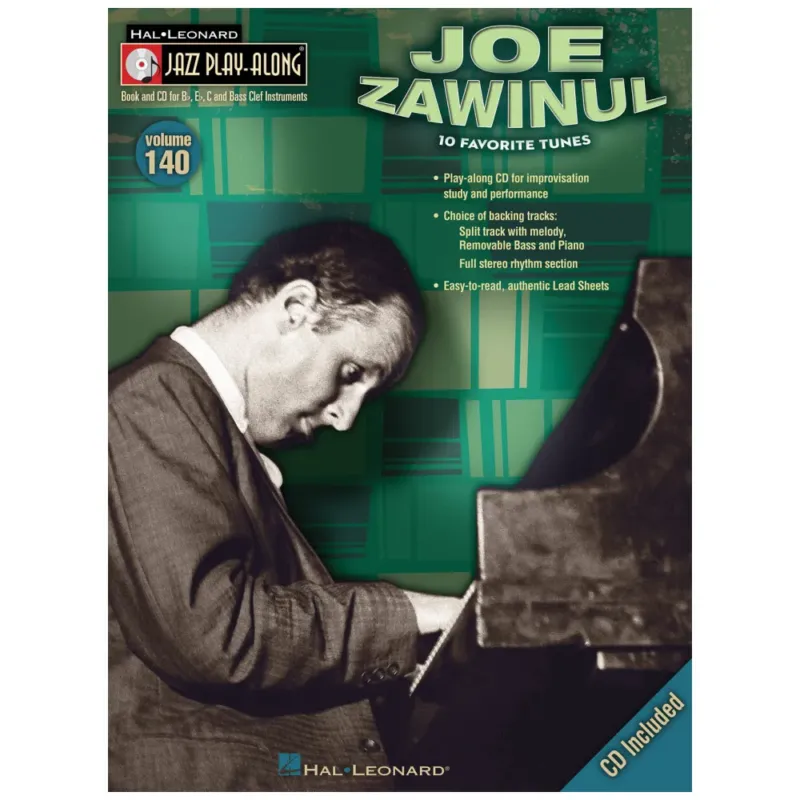 Esclusivo JAZZ PLAY ALONG JOE ZAWINUL VOL.140
