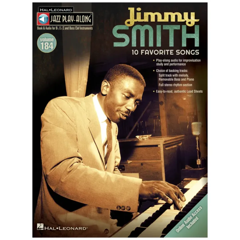 JAZZ PLAY ALONG JIMMY SMITH VOL.184 Professionale