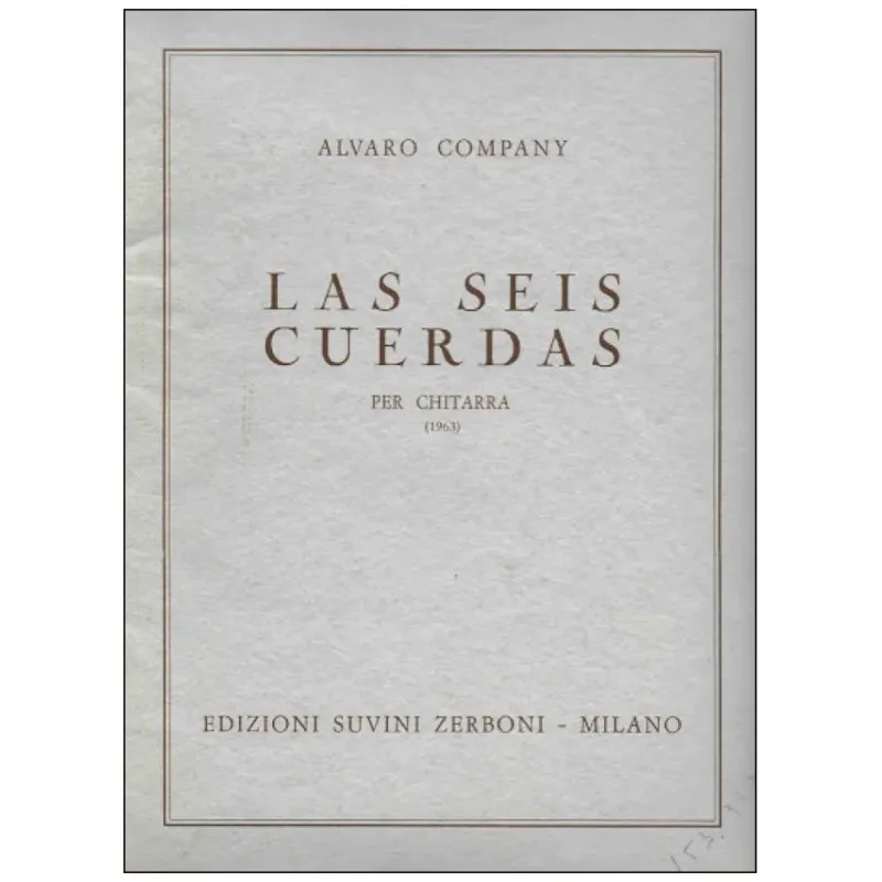 ALVARO COMPANY LAS SEIS CUERDAS Novità