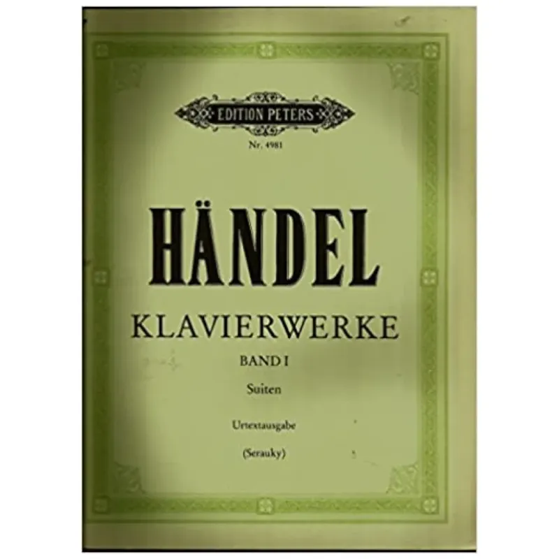 HANDEL KLAVIERWERKE BAND I Esclusivo