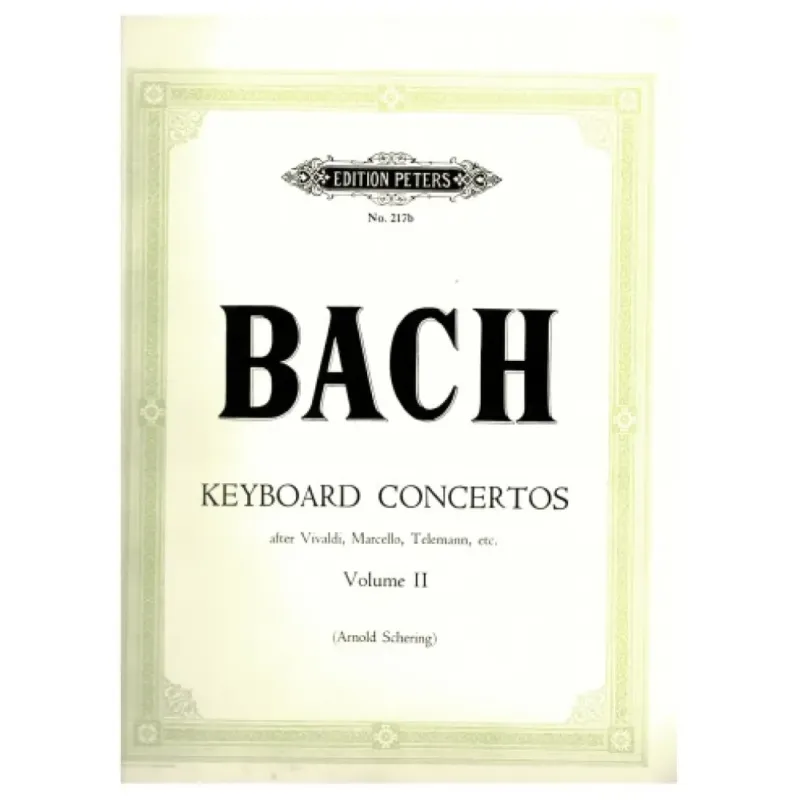 BACH KEYBOARD CONCERTOS VOL. II Ultima Occasione