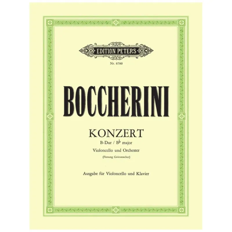 BOCCHERINI KONZERT SI/B MAJOR VIOLONCELLO E ORCHESTRA Promozione Esclusiva