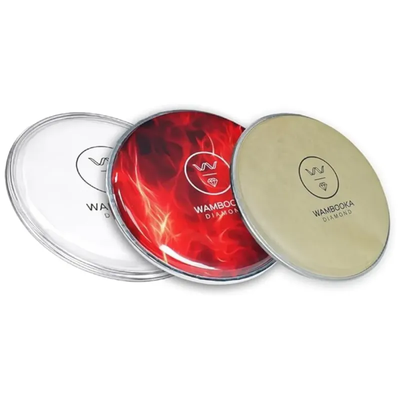 Reso Gratuito WAMBOOKA 8.75″ (22,5cm) DARBUKA SKIN SET (Transparent, Red Lava, Fiber Skin)
