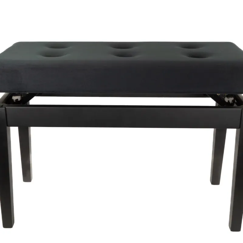 Panchina Doppia per Pianoforte Deluxe (Nero opaco) BandMate PB200D Promo Stagionale