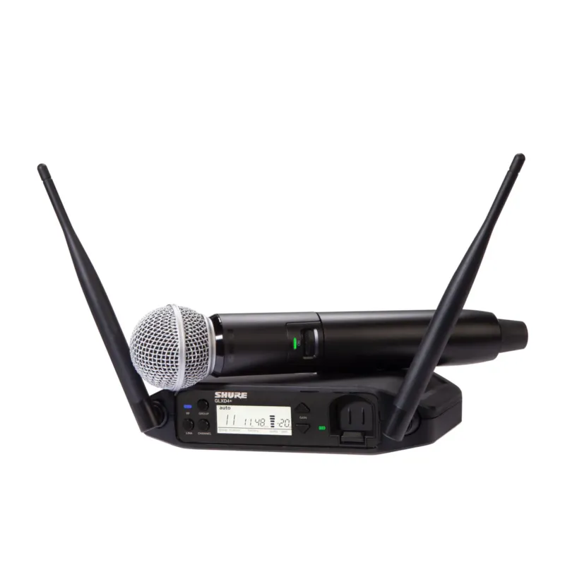 Offerta Lampo Shure GLXD24+ SM58 Sistema microfono wireless