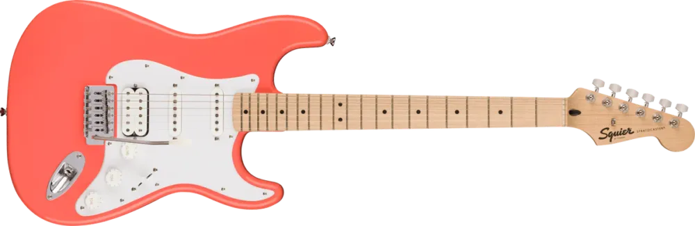 Offerta Limitata Fender Squier Sonic Stratocaster HSS Chitarra elettrica (Tahitian Coral)