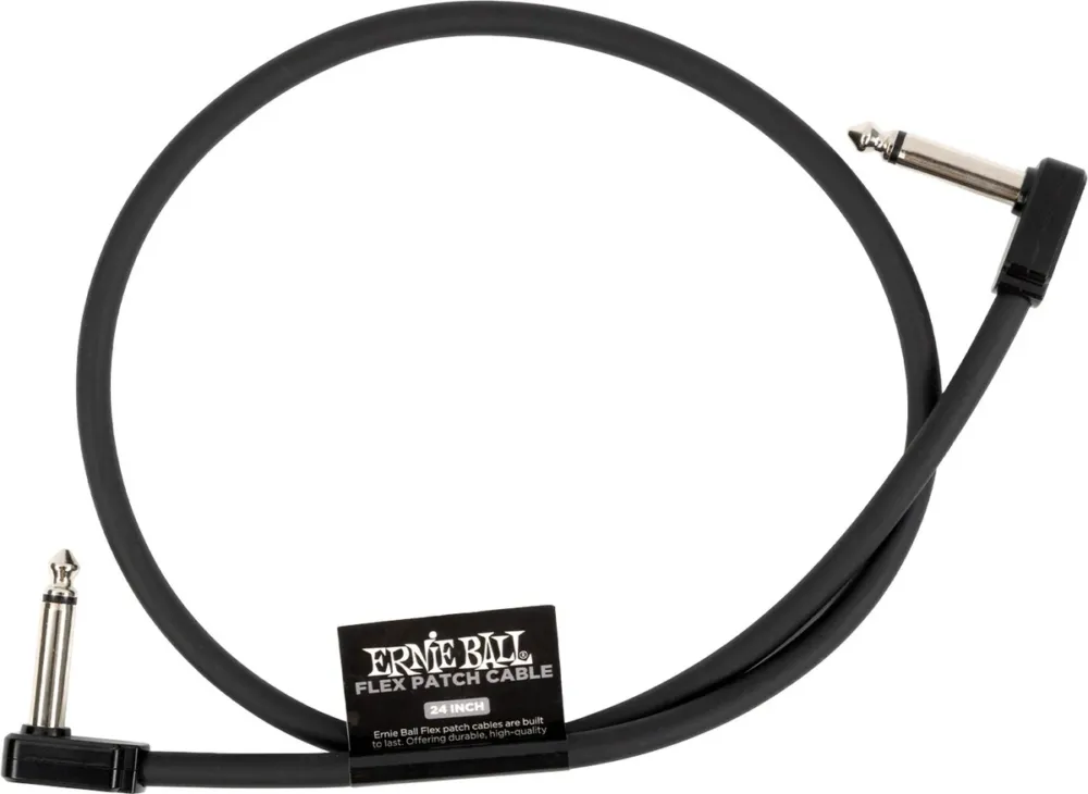 Ernie Ball 6442 Flex Patch Cable Black 61cm Saldi