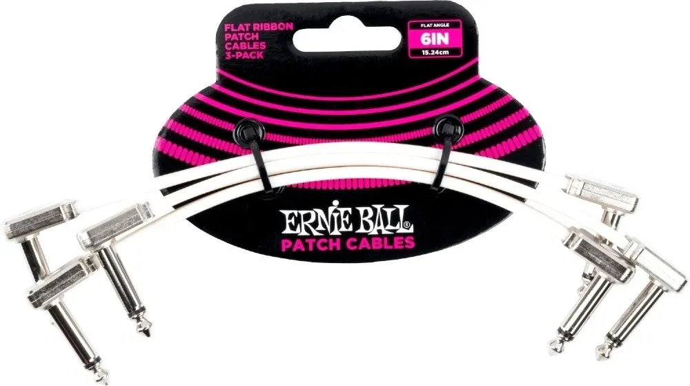 Ernie Ball EB-6385, Flat Patch White, 3-pack Bestseller