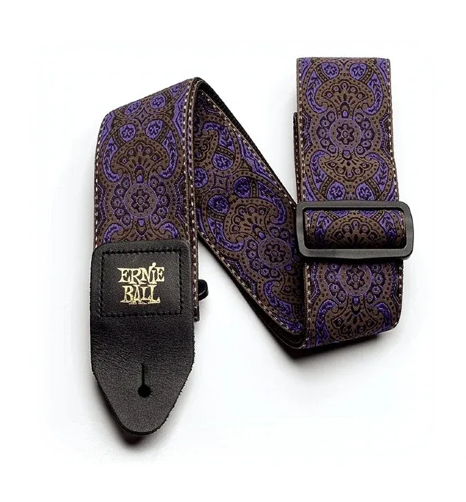 Soddisfatti O Rimborsati Ernie Ball EB-4164 Purple Paisley Jacquard Strap