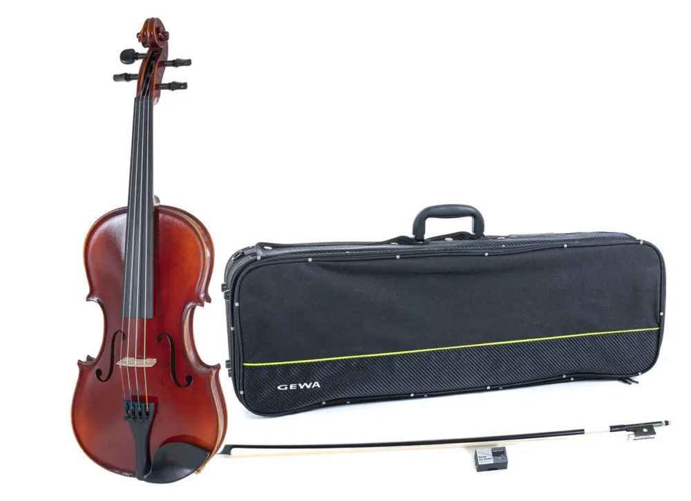 GEWA Violin Ideale - 4/4 lefthand (Ready to play incl. violin case, carbon bow, Larsen Aurora strings, transport-secured) Vendita Finale