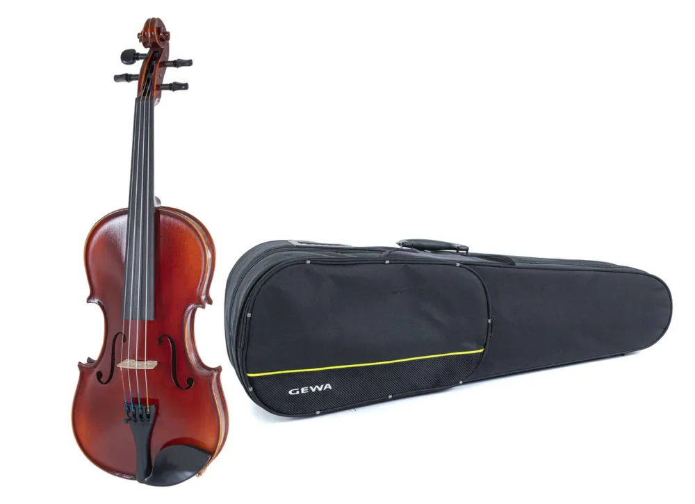 GEWA Violin Ideale - 4/4 lefthand (Ready to play incl. shaped case, without bow, with Larsen Aurora strings, transport-secured) Spedizione Espresso
