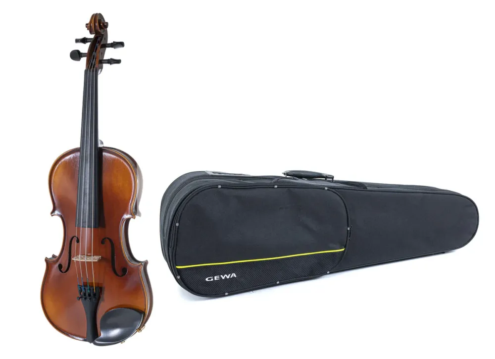 GEWA Violin Allegro - 4/4 lefthand (Ready to play incl. shaped case, without bow, with Larsen Aurora strings, transport-secured) Scelto Dai Clienti
