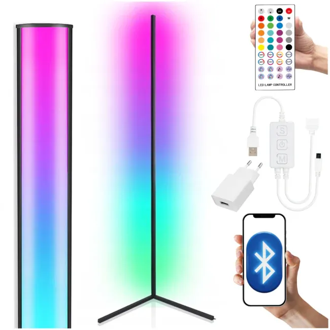 Promo Stagionale LIGHT4ME VÆGSTANG 1 hjørne stående gulvlampe