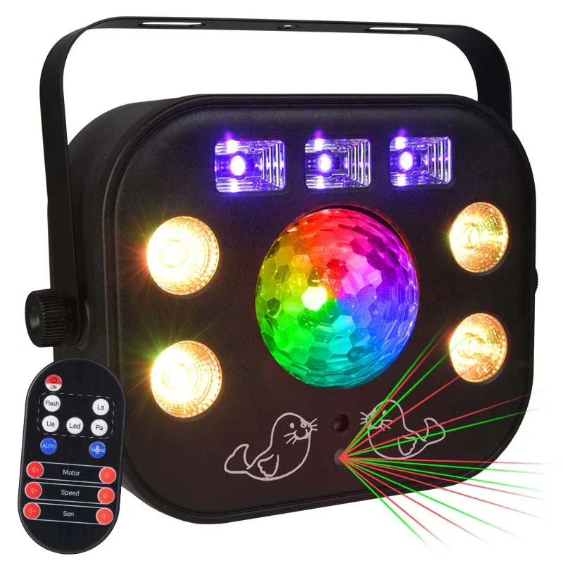 LIGHT4ME MULTIFASE multieffekt LED UV vaskeblixt Miglior Prezzo