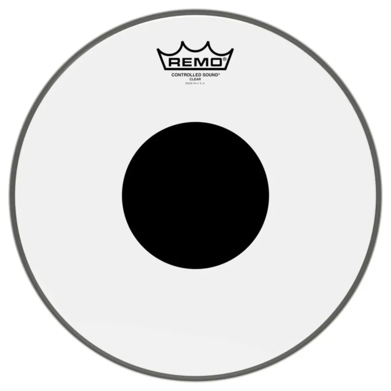 REMO CS031410 PELLE PER BATTERIA CONTROLLED SOUND BLACK DOT TRASPARENTE 14 CS-0314-10 Ultime Pezzi