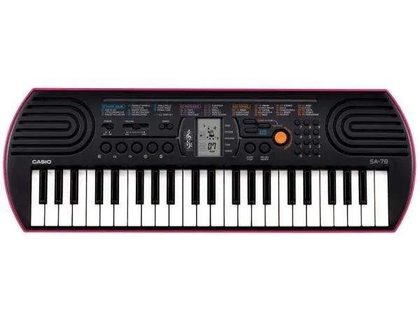 Prezzo Di Fabbrica Casio SA78 TASTIERA TASTIERINA PIANOLA 44 TASTI PICCOLI IDEALE PER LA SCUOLA MEDIA SA-78