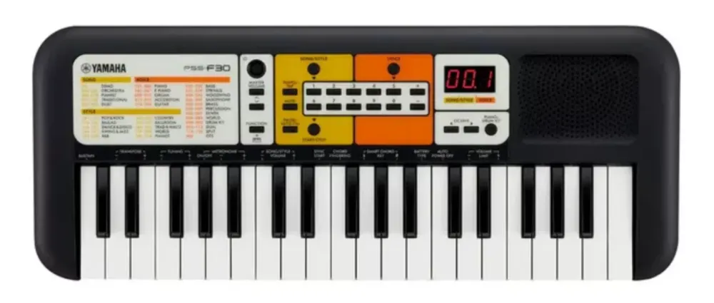 YAMAHA PSS-F30 TASTIERA TASTIERINA 37 TASTI PICCOLI IDEALE PER LA SCUOLA MEDIA PSSF30 Reso Gratuito