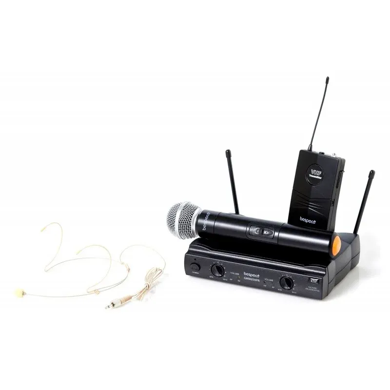 BESPECO GM 905 HPR DOPPIO RADIOMICROFONO PALMARE/HEADSET GM905HPR Pagamento Sicuro