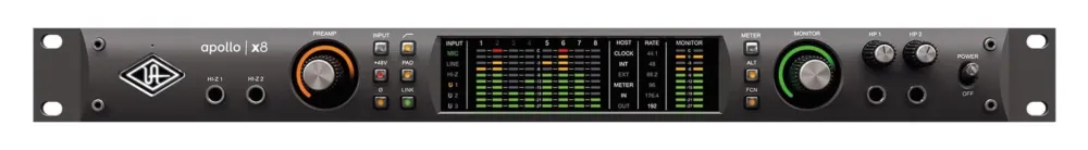 Offerta Limitata UNIVERSAL AUDIO APOLLO X8 HERITAGE EDITION INTERFACCIA SCHEDA AUDIO 18x24 THUNDERBOLT 3 CON PROCESSORE HEXACORE 6 CORE E SURROUND 7.1