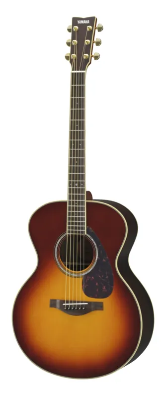 Non Perdere YAMAHA LJ6 A.R.E BS CHITARRA ACUSTICA JUMBO ELETTRIFICATA BROWN SUNBURST