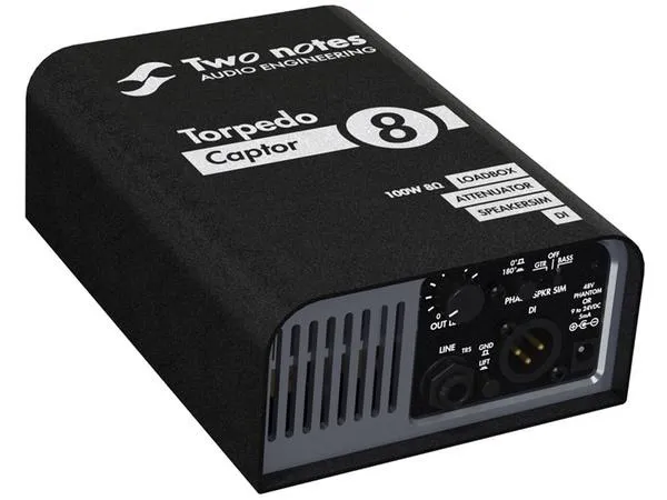 Compra Online TWO NOTES Torpedo Captor 8 Ohms - Loadbox, attenuatore e simulatore di cassa analogico