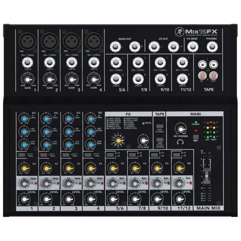 Promozione Esclusiva Mackie mix 12fx mixer con effetti