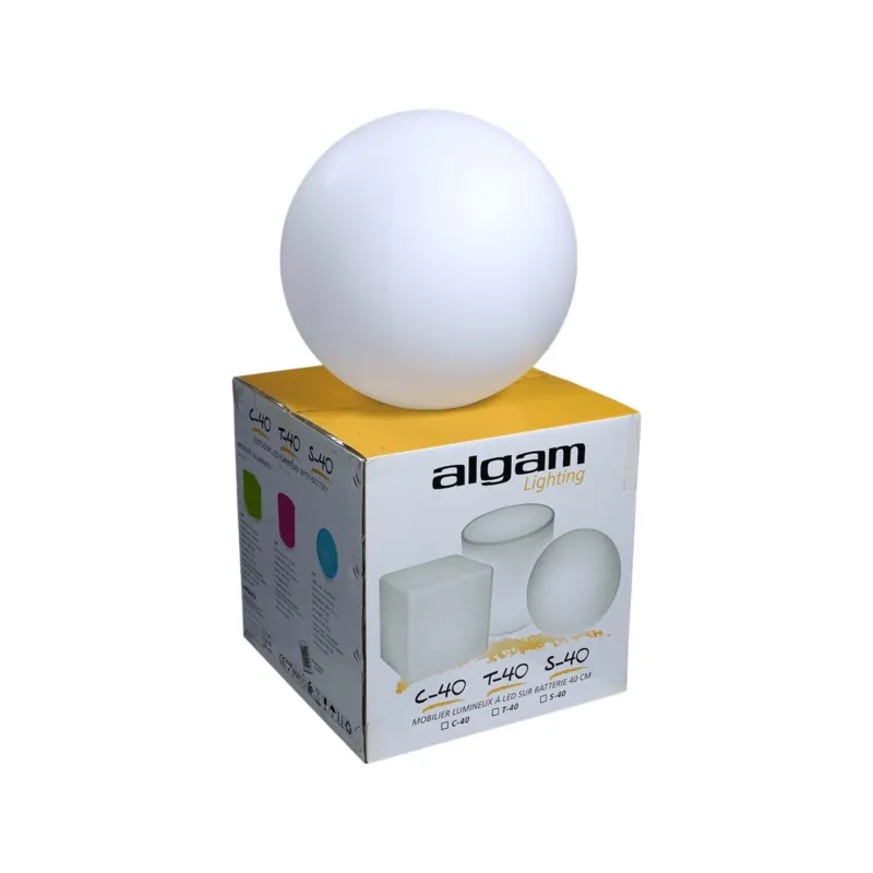Scelto Dai Clienti ALGAM LIGHTING S-40 Sfera Luminosa Decorativa 40 cm