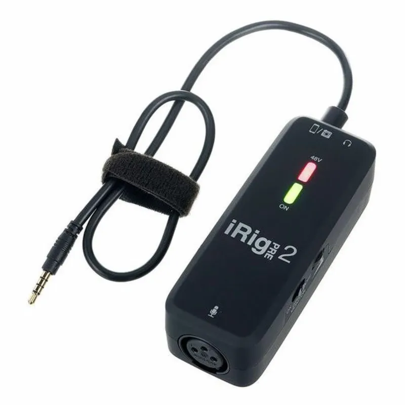 A Buon Prezzo IK MULTIMEDIA iRig PRE 2 - Interfaccia microfonica per iOS, Android e fotocamere DSLR