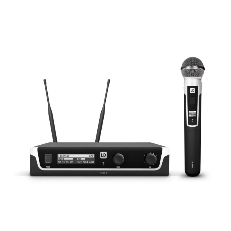 Prezzo Scontato LD SYSTEMS U505 HHD - Sistema per Radiomicrofono con Microfono a Mano dinamico - 584 - 608 MHz.
