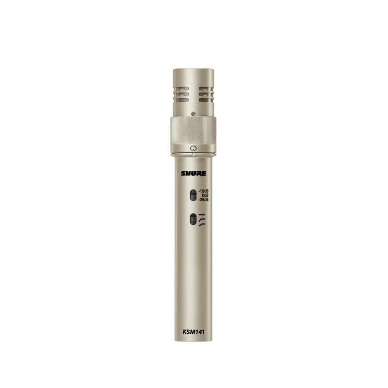 Affare SHURE KSM141SLSTEREO Coppia microfoni condensatore, cardiode, omnidirezionale