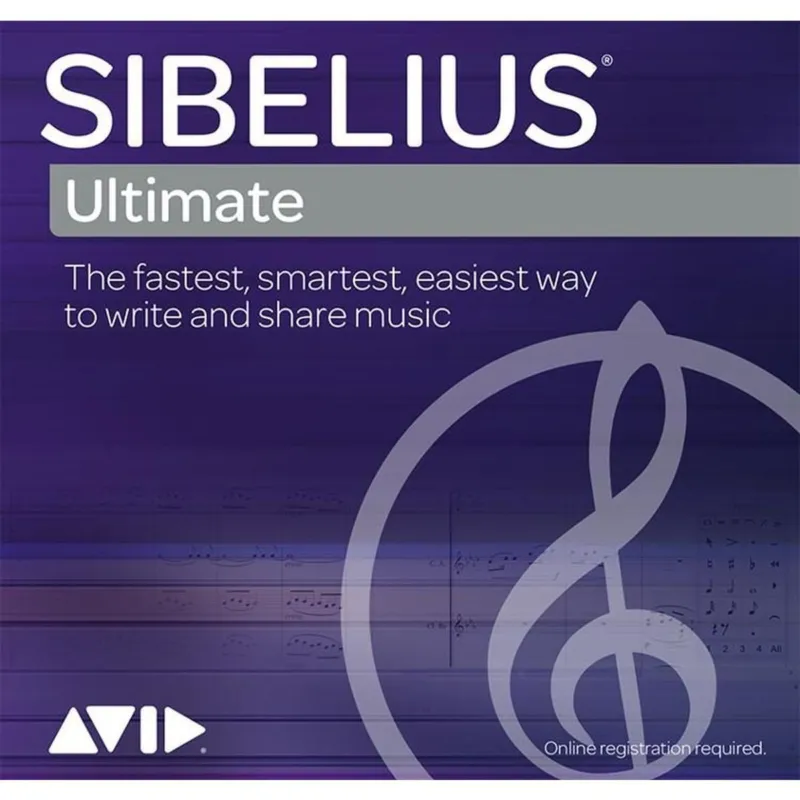 Avid sibelius ultimate standalone 1-year software updates + support plan - multiseat renewal Direttamente Dal Produttore