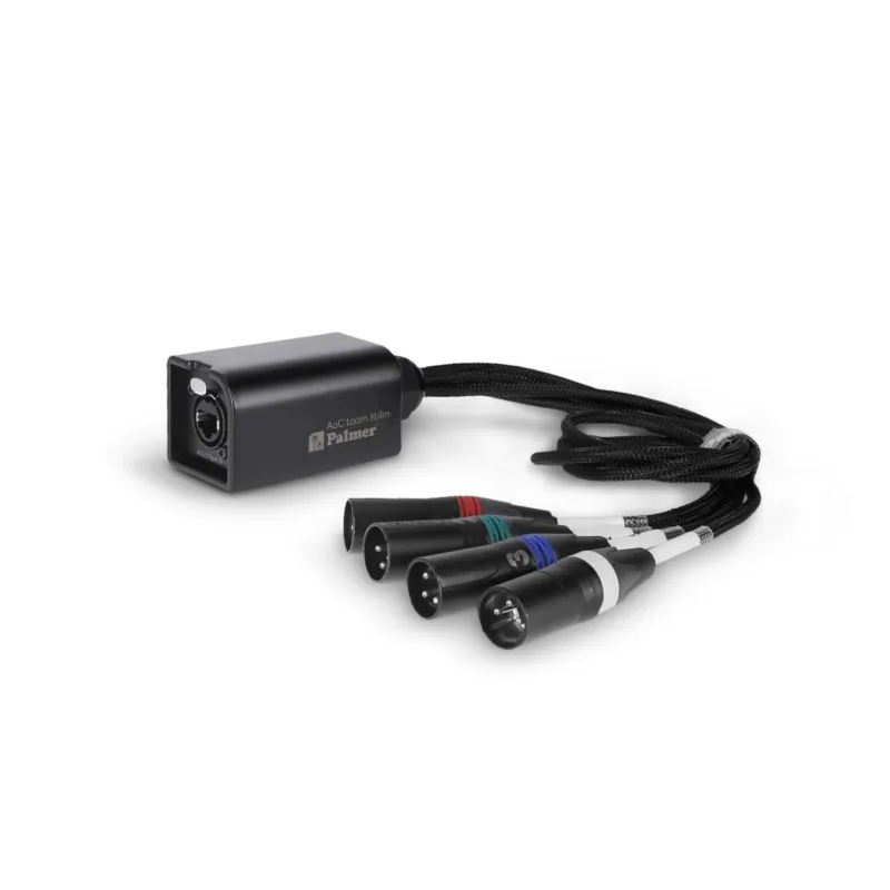 PALMER AoC Loom XLRm - Cavo adattatore audio multicore over Cat da etherCON a 4 connettori XLR maschio Offerta Limitata
