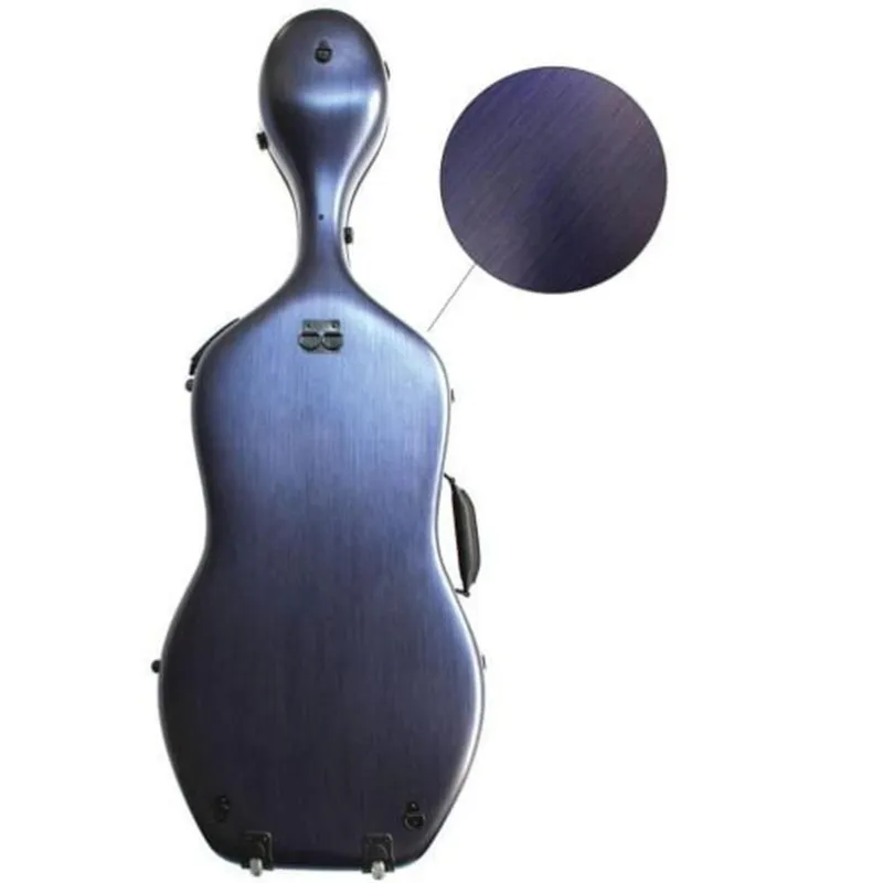 Novità Plc case violoncello policarbonato lux blue